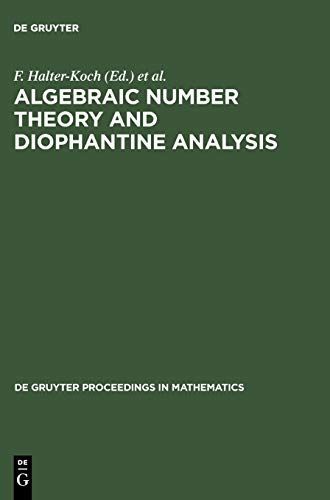 Algebraic Number Theory and Diophantine Analysis