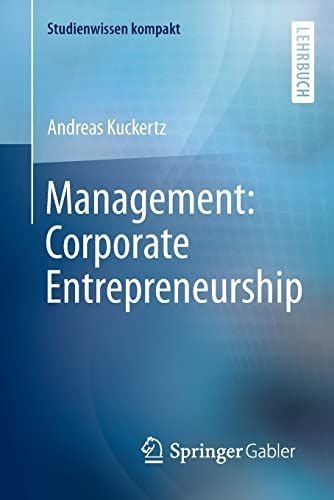 Management: Corporate Entrepreneurship