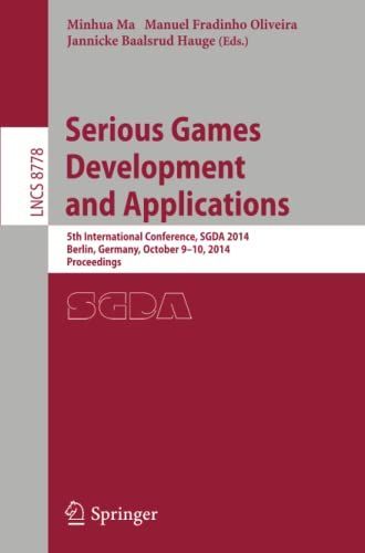 Serious Games Development and Applications