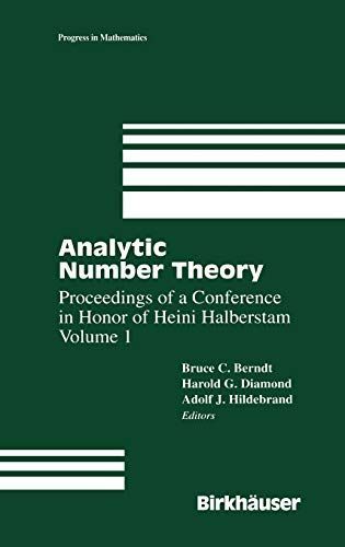 Analytic Number Theory