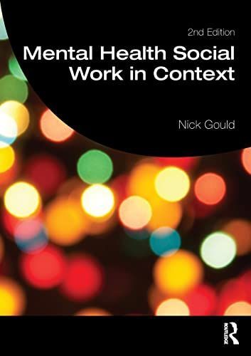 Mental Health Social Work in Context