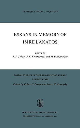 Essays in Memory of Imre Lakatos