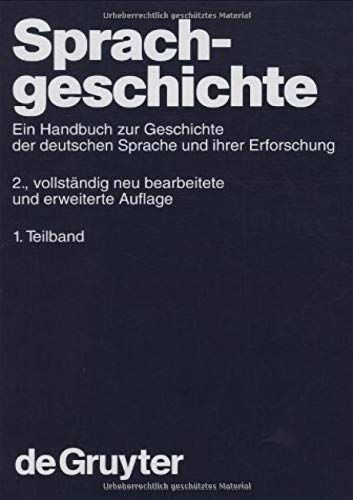 Sprachgeschichte. 2. Teilband