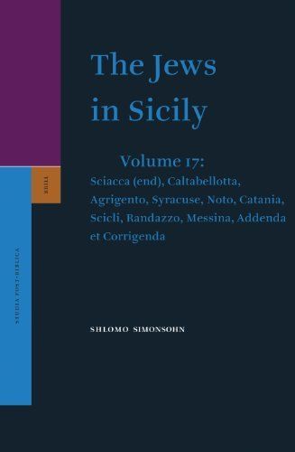 The Jews in Sicily, Volume 10 Notaries of Palermo