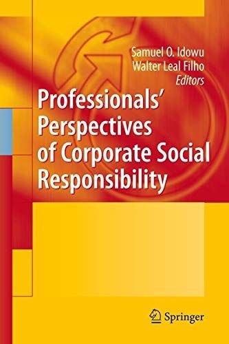 Professionals ́ Perspectives of Corporate Social Responsibility