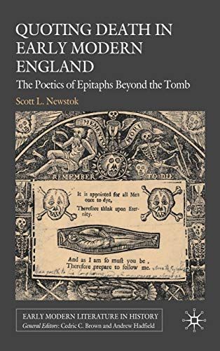 Quoting Death in Early Modern England