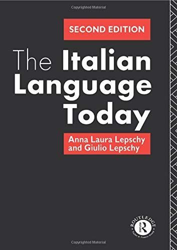 The Italian Language Today