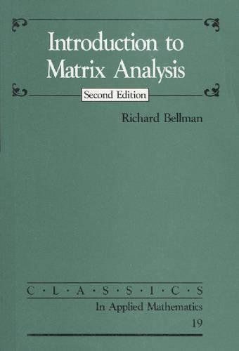 Introduction to Matrix Analysis