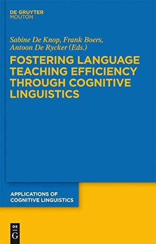 Fostering Language Teaching Efficiency through Cognitive Linguistics