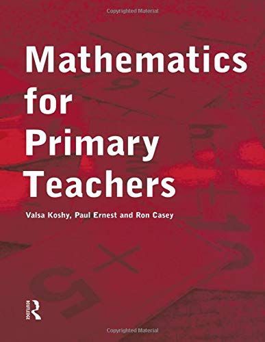 Mathematics For Primary Teachers