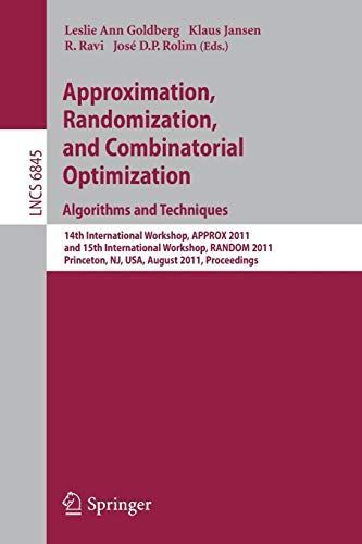 Approximation, Randomization, and Combinatorial Optimization. Algorithms and Techniques