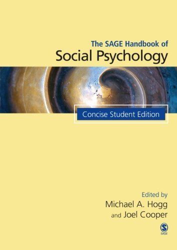 The SAGE Handbook of Social Psychology