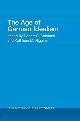 The Age of German Idealism