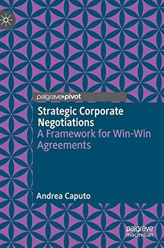 Strategic Corporate Negotiations