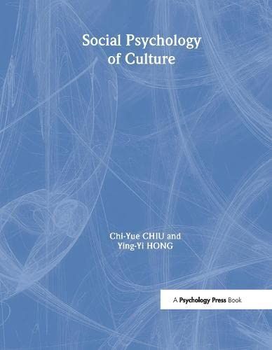 Social Psychology of Culture