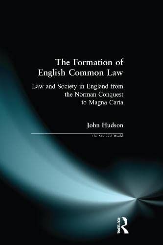 The Formation of the English Common Law