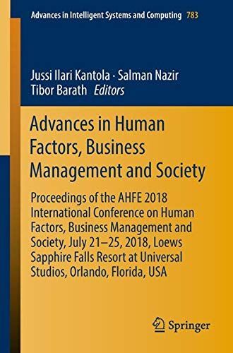 Advances in Human Factors, Business Management and Society