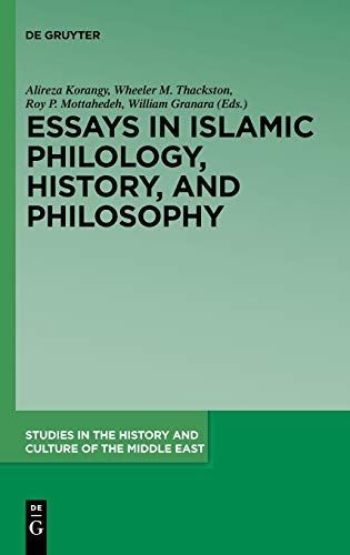 Essays in Islamic Philology, History, and Philosophy