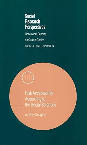 Risk and Acceptability