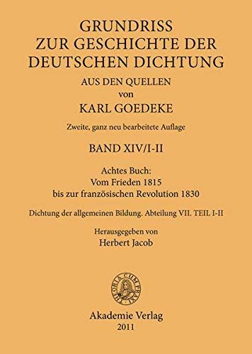 Achtes Buch: Vom Frieden 1815 bis zur französischen Revolution 1830