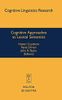 Cognitive Approaches to Lexical Semantics
