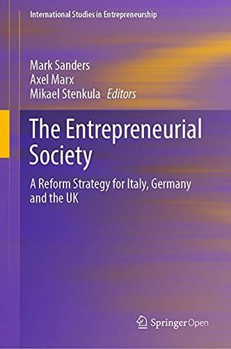 The Entrepreneurial Society