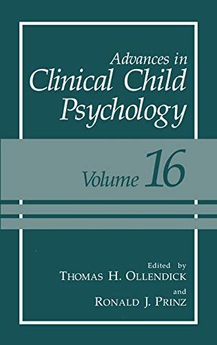 Advances in Clinical Child Psychology