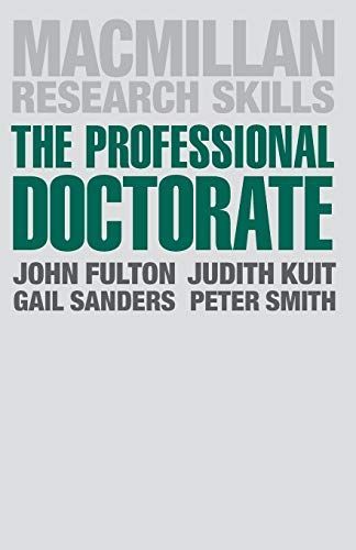 The Professional Doctorate