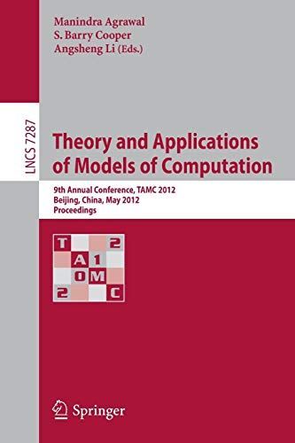 Theory and Applications of Models of Computation