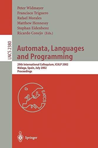 Automata, Languages and Programming