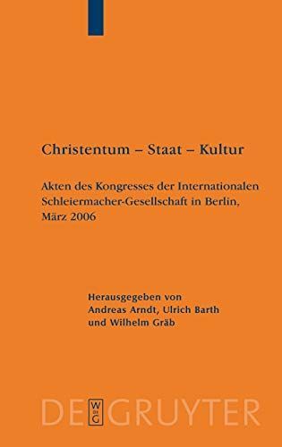 Christentum – Staat – Kultur