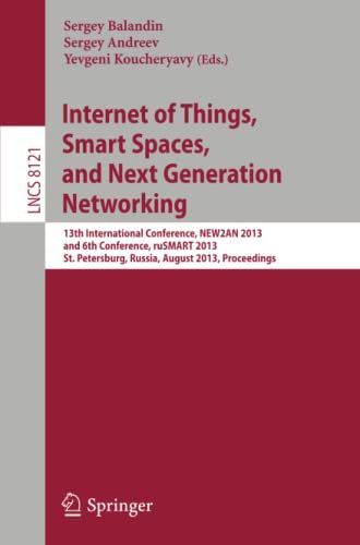 Internet of Things, Smart Spaces, and Next Generation Networking