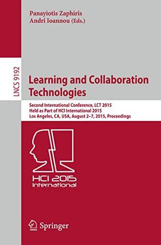 Learning and Collaboration Technologies