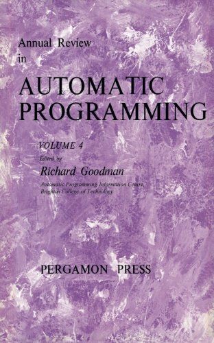 Annual Review in Automatic Programming