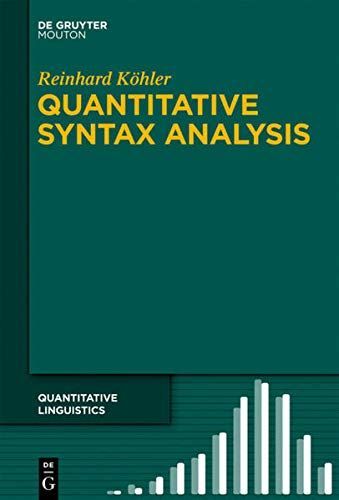 Quantitative Syntax Analysis