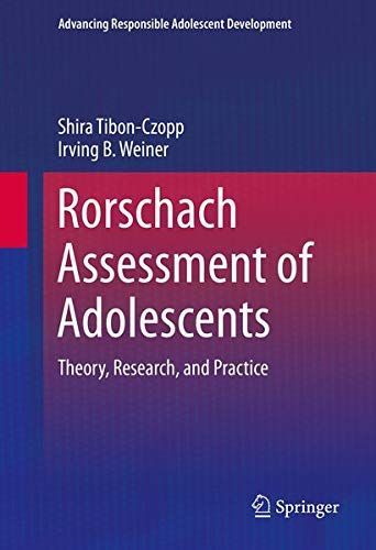 Rorschach Assessment of Adolescents