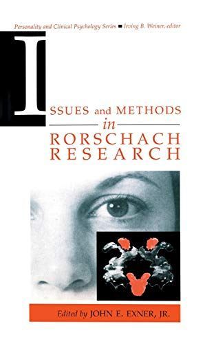 Issues and Methods in Rorschach Research