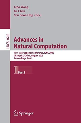 Advances in Natural Computation