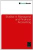 Accounting and Control for Sustainability