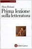 Prima lezione sulla letteratura
