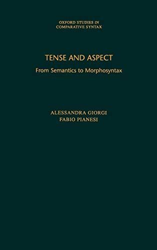 Tense and Aspect
