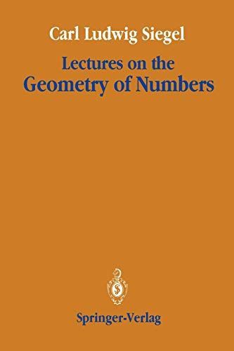 Lectures on the Geometry of Numbers