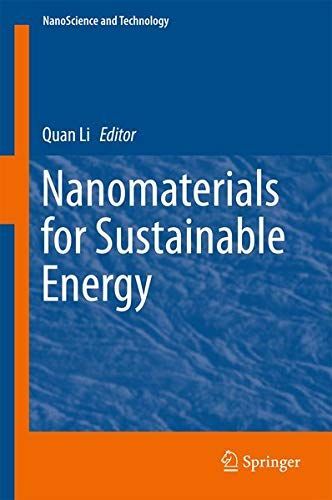 Nanomaterials for Sustainable Energy