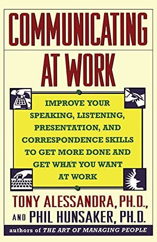 Communicating at Work