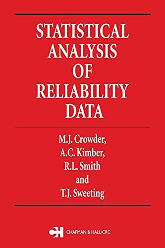 Statistical Analysis of Reliability Data