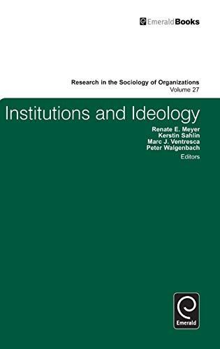 Institutions and Ideology