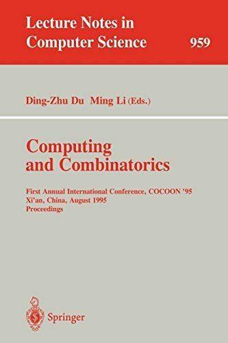 Computing and Combinatorics