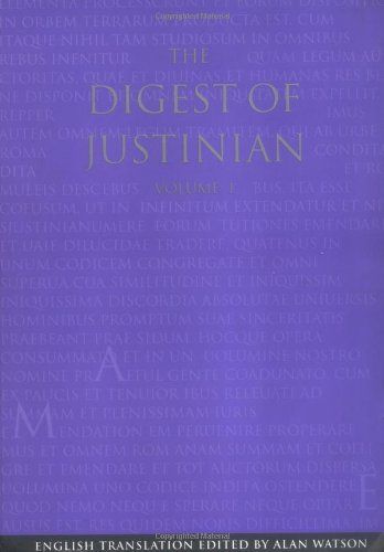 The Digest of Justinian