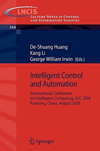 Intelligent Control and Automation