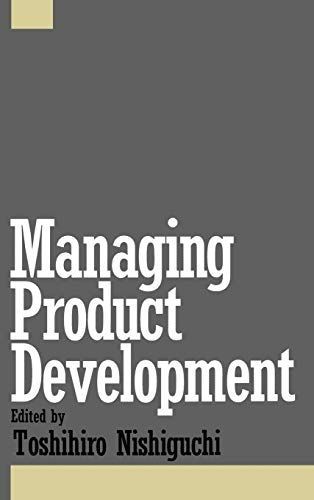 Managing Product Development